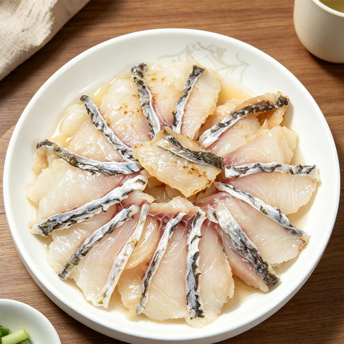 Fresh Crispy Grass Carp Sashimi