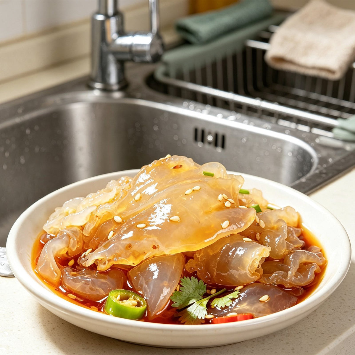 Chilled Jellyfish Salad With Sesame